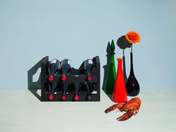 Silo stapelbart wine rack - Black oiled box - Massproductions