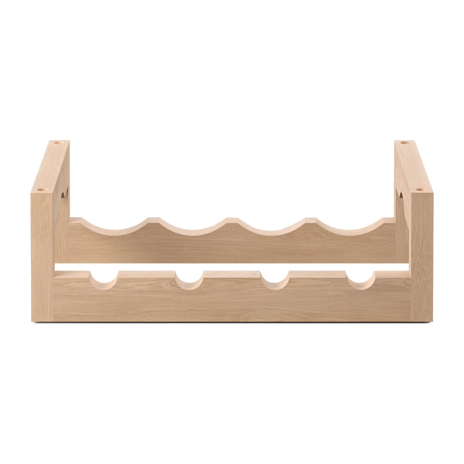 Silo stapelbart wine rack, Oiled ash Massproductions