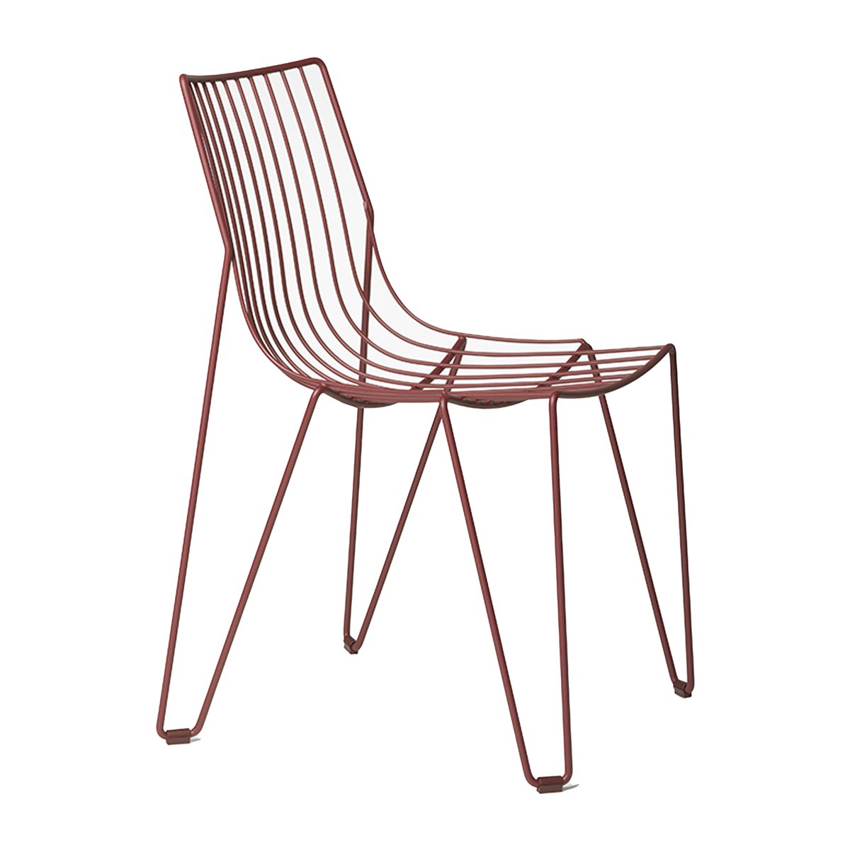 Massproductions Tio chair Wine Red | Scandinavian Design | Garden chairs | Red