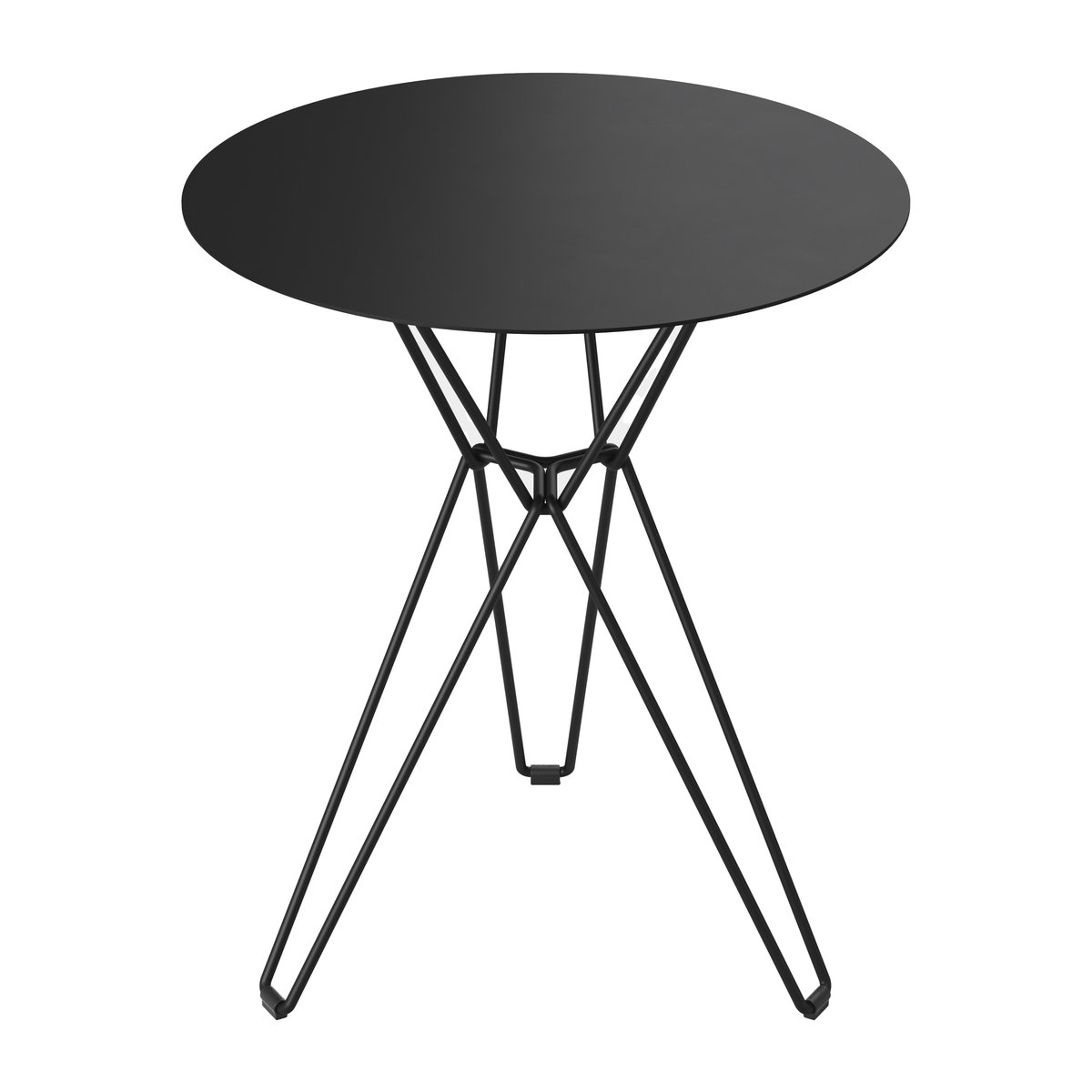 Massproductions Tio coffee table o60 cm Black | Scandinavian Design | Garden tables | Black