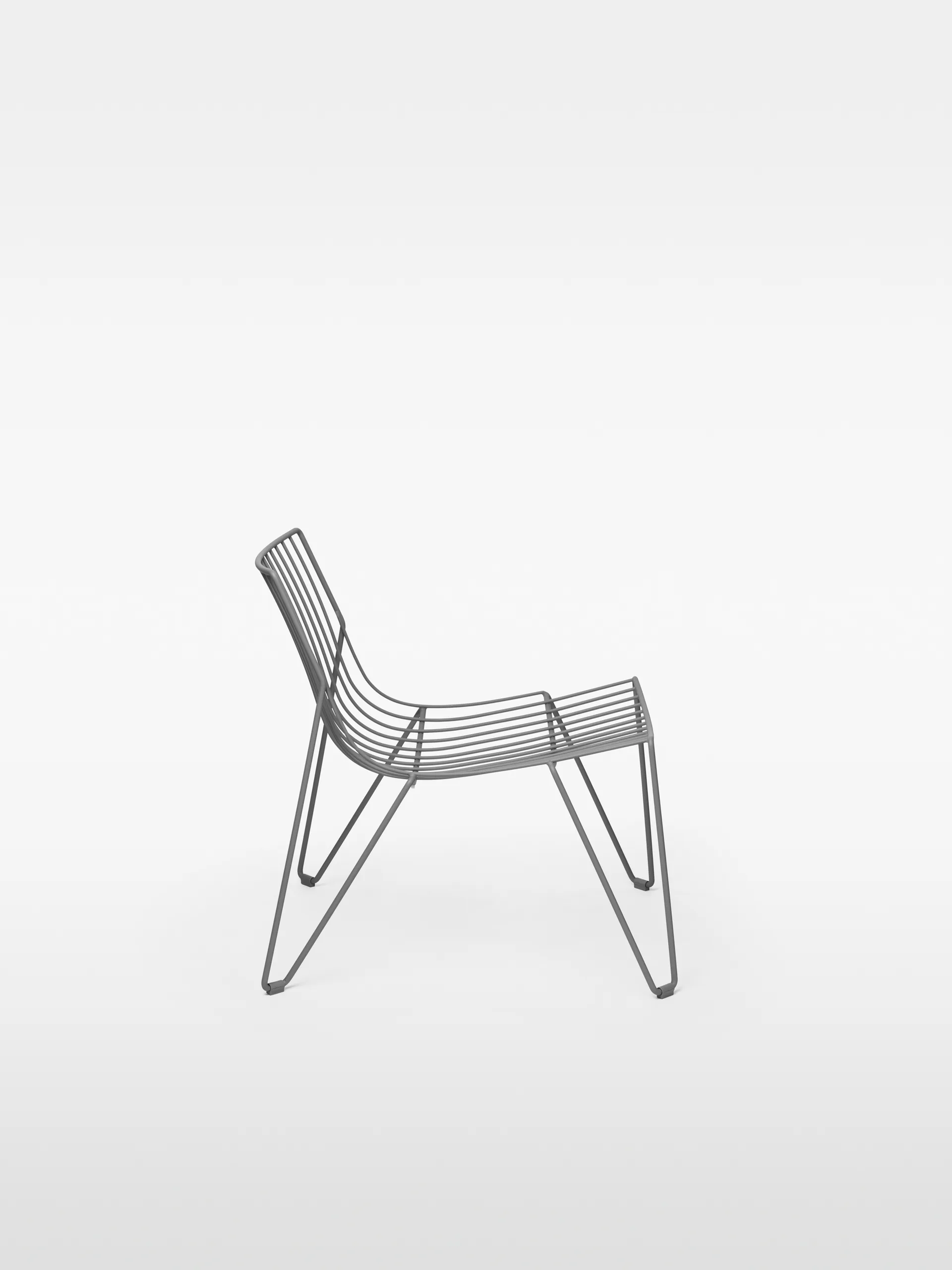 Tio easy chair lounge chair, Stone Grey Massproductions