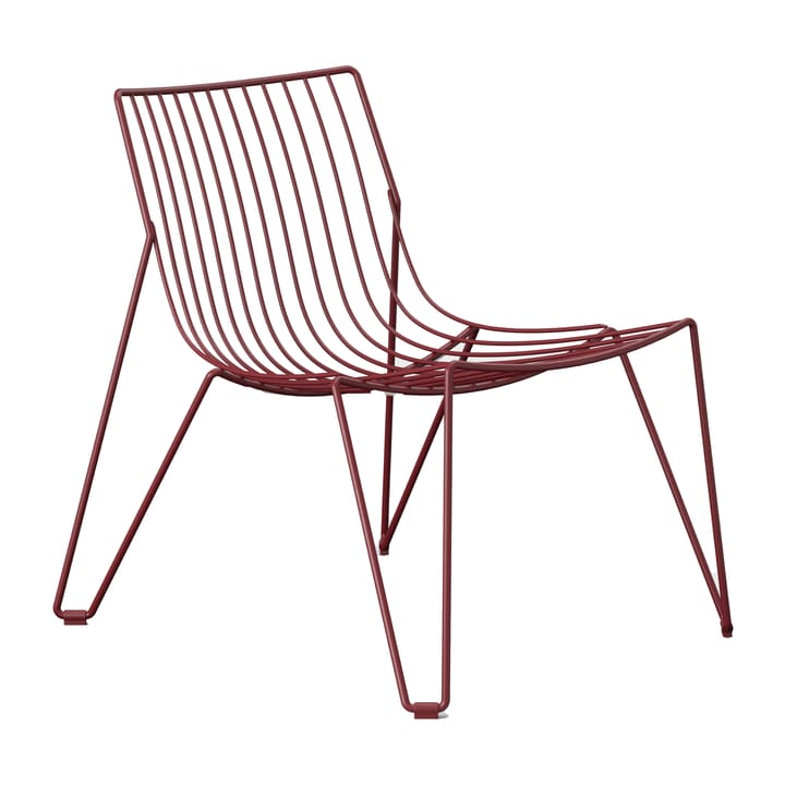 Tio easy chair lounge chair - Wine Red - Massproductions