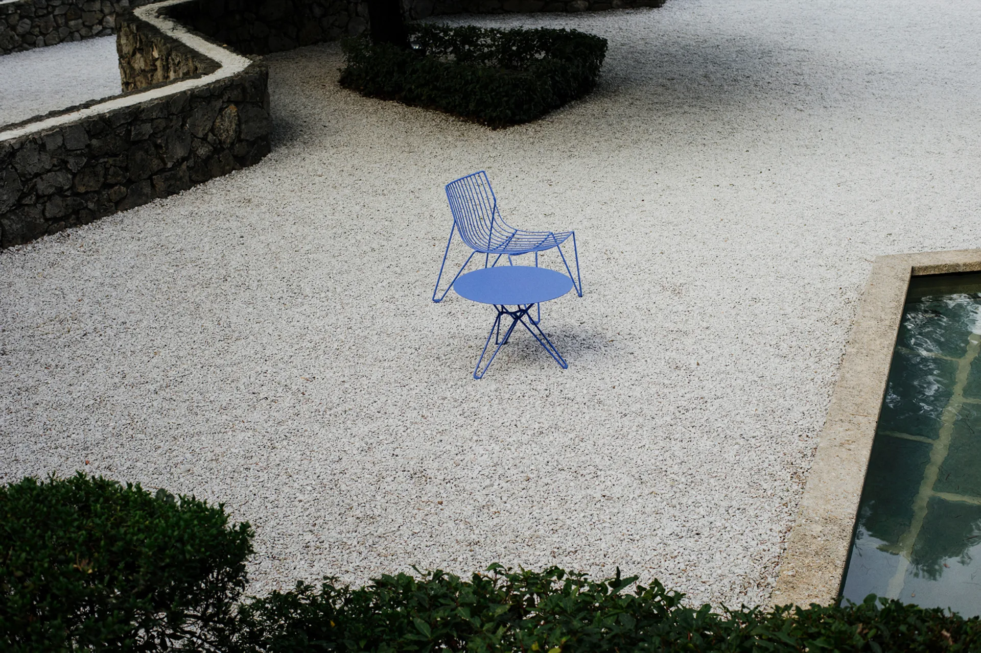 Tio side table Ø60 cm, Overseas Blue Massproductions