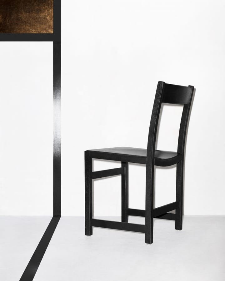 Waiter chair - Black stained beech - Massproductions