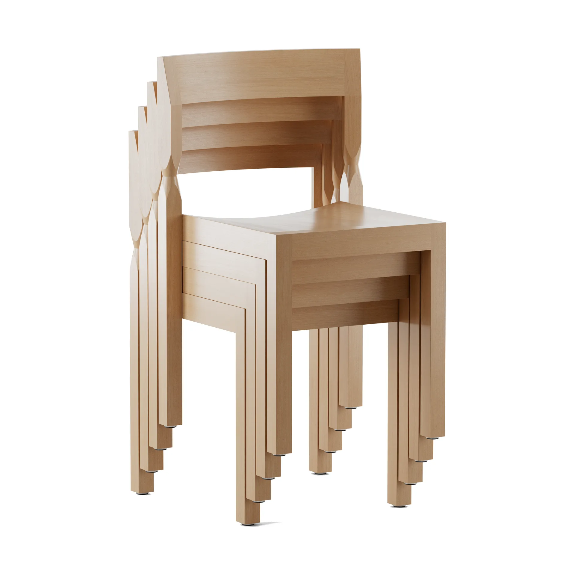 Woodwerk chair, Natural beech Massproductions