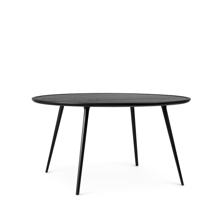 Accent dining table round - Black stained oak. ø140 cm - Mater