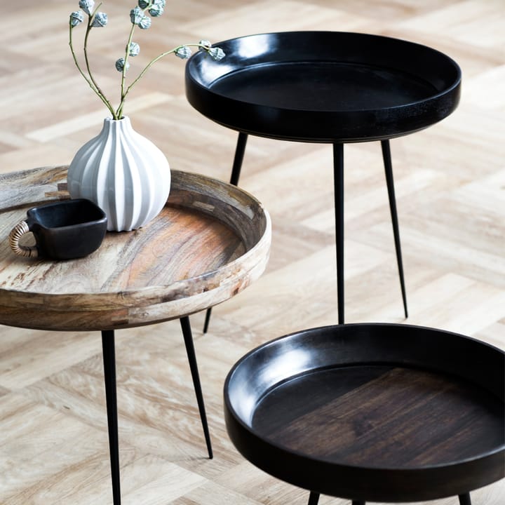 Bowl Small table - mango nature. black stand - Mater