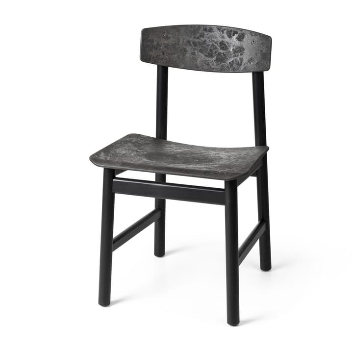 Conscious BM3162 chair - Black beech-coffee waste black - Mater