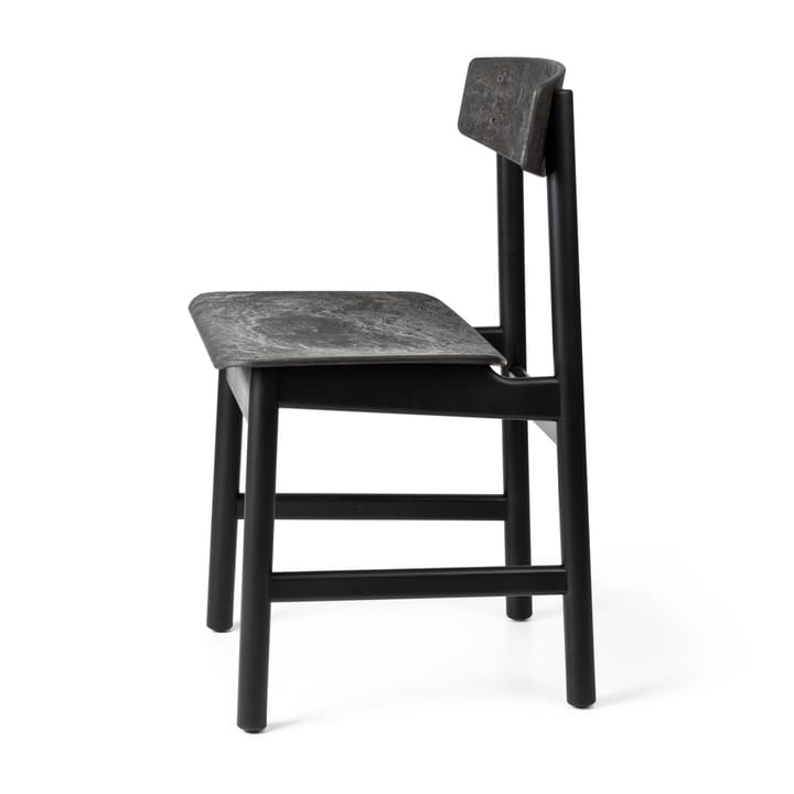 Conscious BM3162 chair - Black beech-coffee waste black - Mater