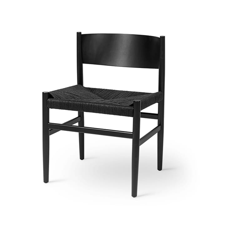 Nestor stool - beech black stained, black seat - Mater