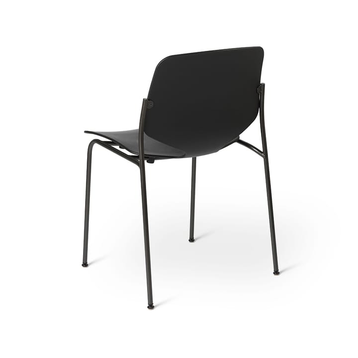 Nova Sea chair, Black. black steel stand Mater
