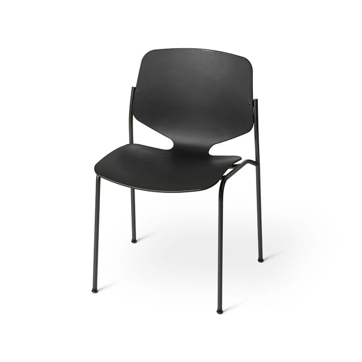 Nova Sea chair, Black. black steel stand Mater