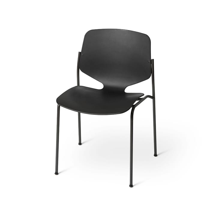 Nova Sea chair - Black. black steel stand - Mater
