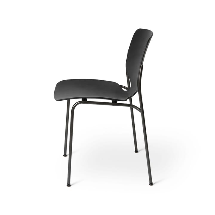 Nova Sea chair, Black. black steel stand Mater