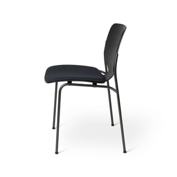 Nova Sea chair - Fabric cura 60111 black. black steel stand - Mater