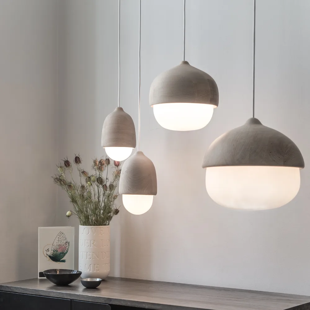 MATER | TERHO LAMP | NATURAL Mペンダントライト Terho Lamp | Natural | S | by Maija Puoskari | Mater® | USA