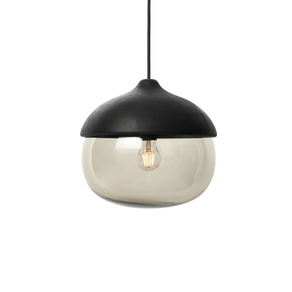 Mater Terho pendant lamp , large, black | Scandinavian Design | Pendant lamps | Transparent