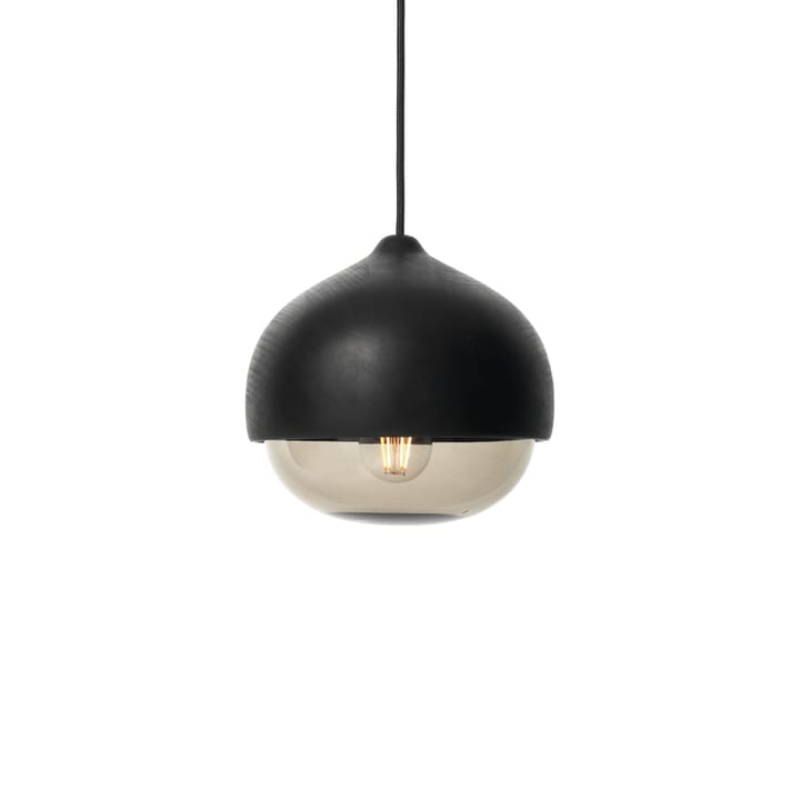 Terho pendant lamp - smoke, medium, black - Mater