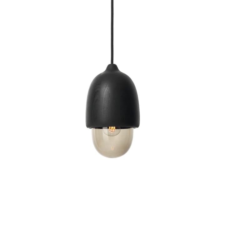 Terho pendant lamp - smoke, small, black - Mater