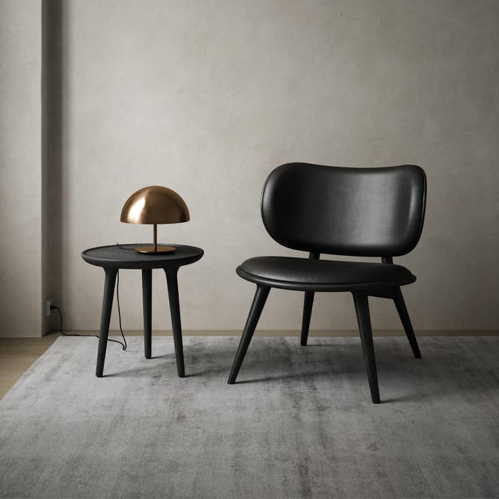 The Lounge Chair lounge chair - leather black, sirka grey stand - Mater