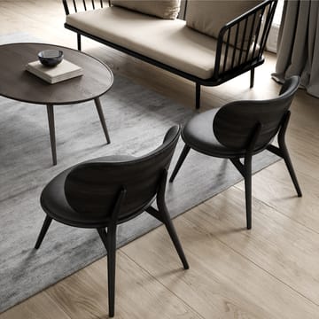 The Lounge Chair lounge chair - leather black, sirka grey stand - Mater
