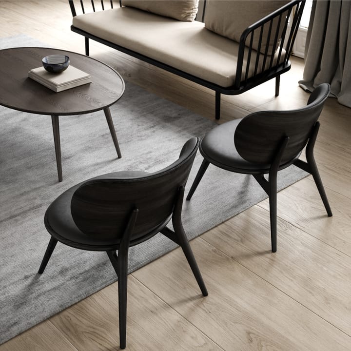 The Lounge Chair lounge chair, leather natural, matt varnished oak stand Mater