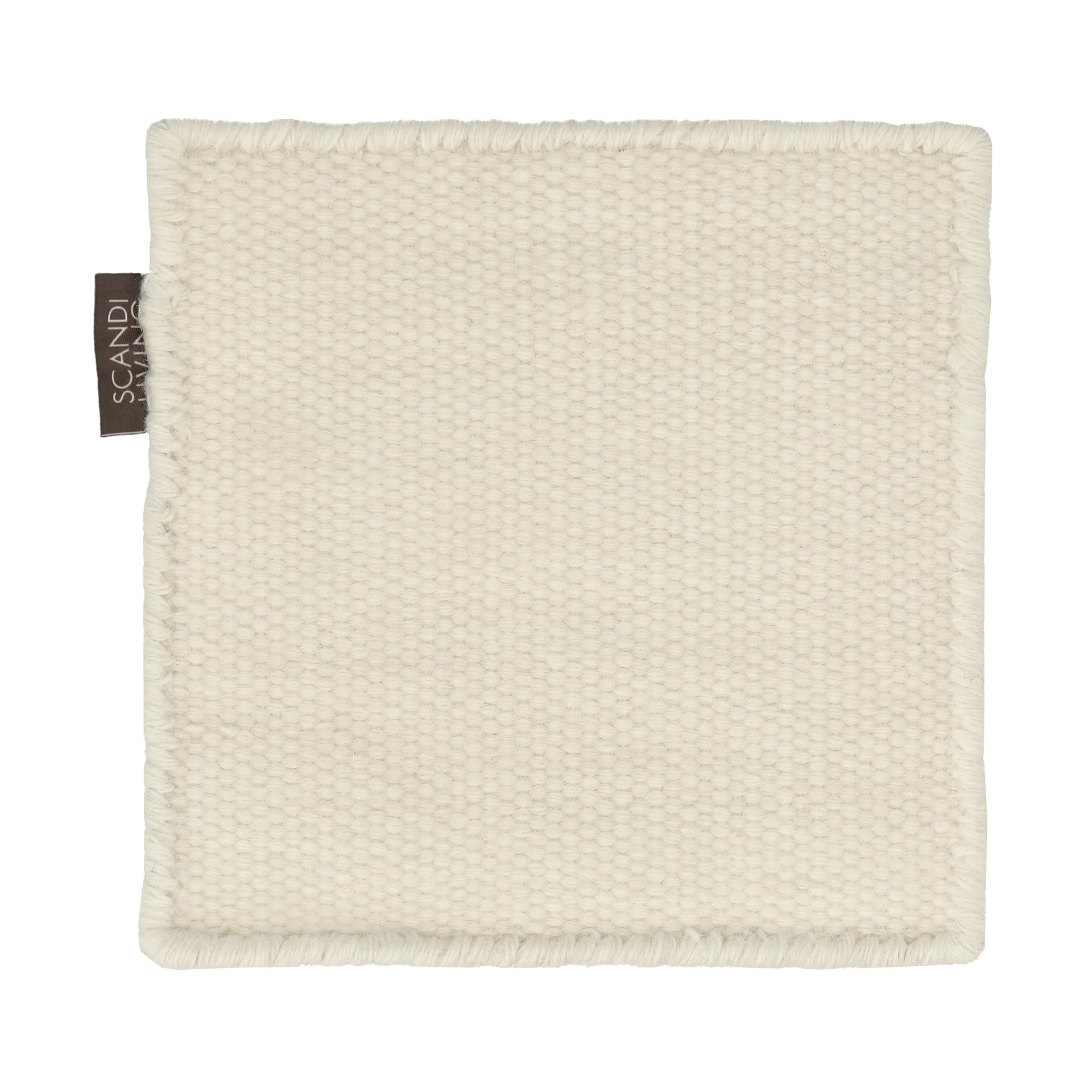 Sample Balance wool rug, Natural white Material Samples