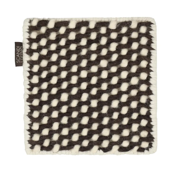 Sample Hill wool rug - White-brown - Material Samples