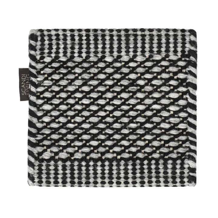 Sample Matt Lea wool rug - Black - Material Samples