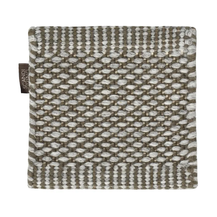 Sample Matt Lea wool rug - Natural gray - Material Samples