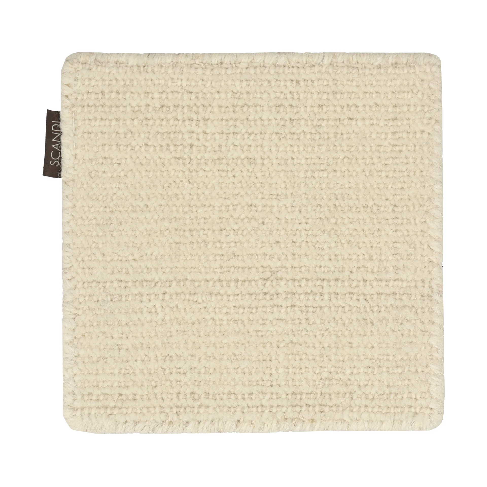 Sample Terrain wool rug, Natural white Material Samples