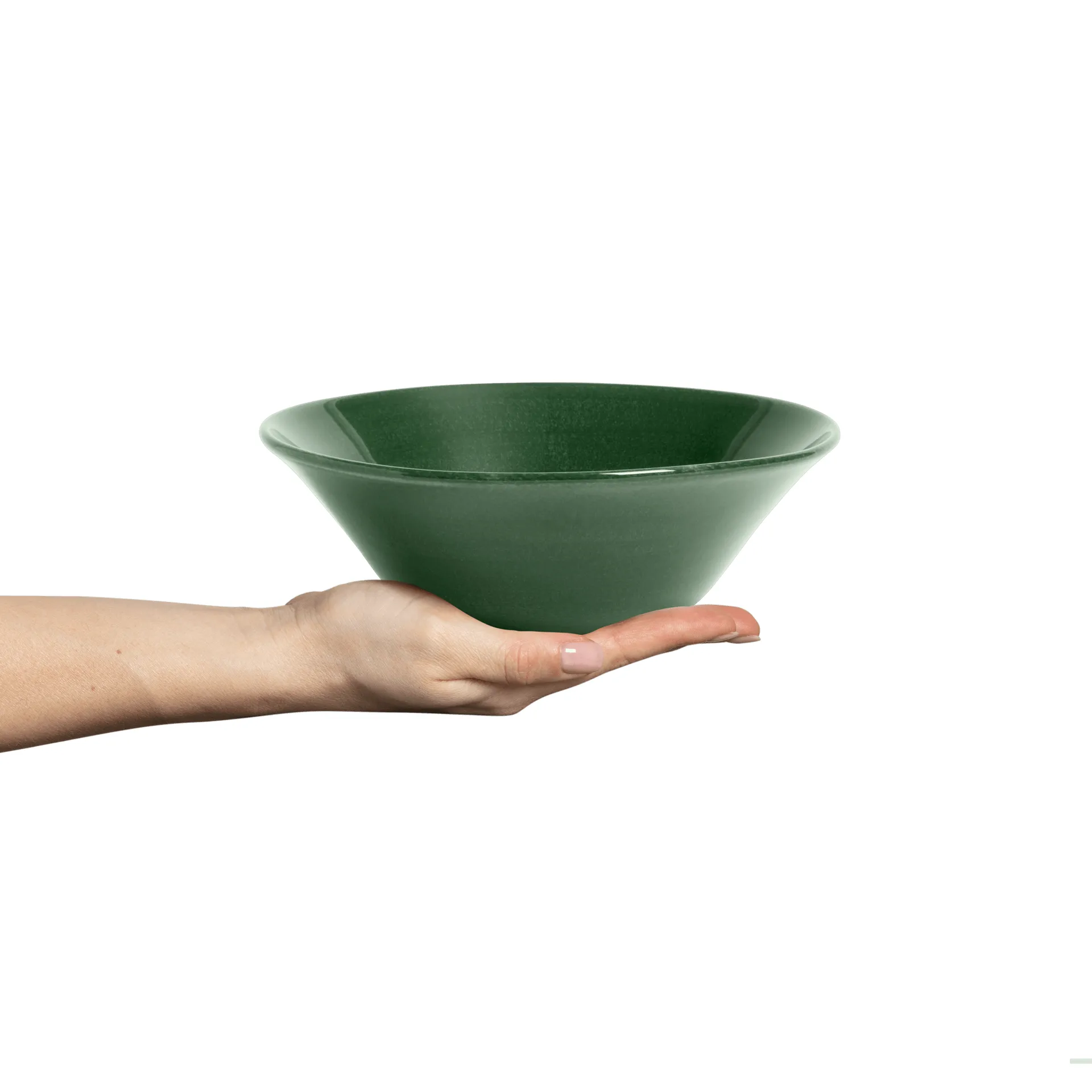 Basic bowl 70 cl, Forest green Mateus