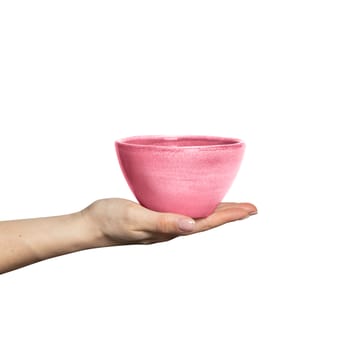 Basic organic bowl 12 cm - Pink - Mateus