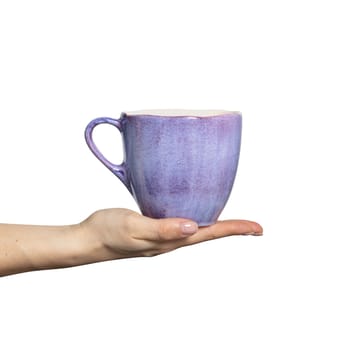 Basic organic mug 60 cl - Violet - Mateus