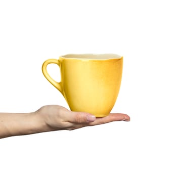 Basic organic mug 60 cl - Yellow - Mateus