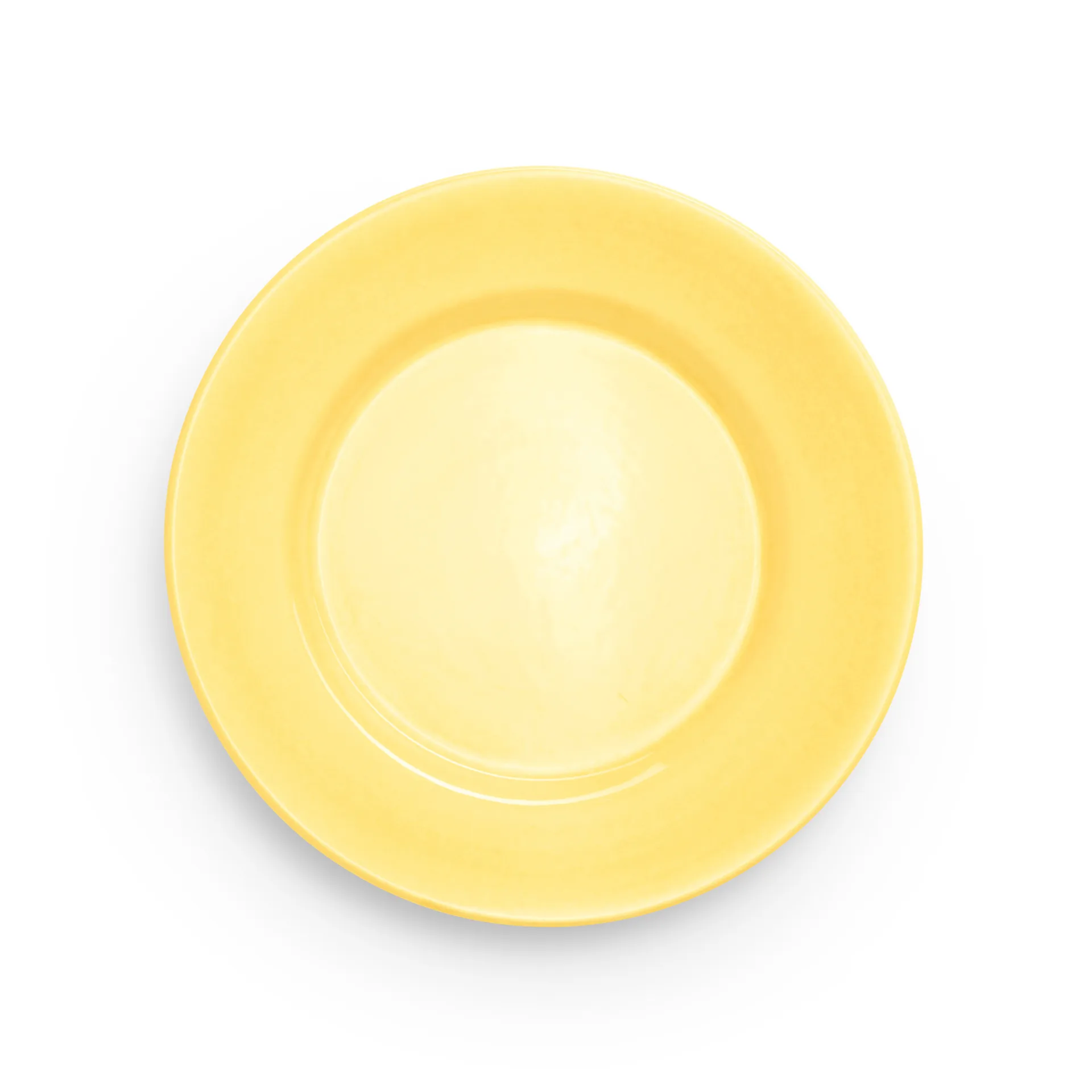 Basic plate 25 cm, Yellow Mateus
