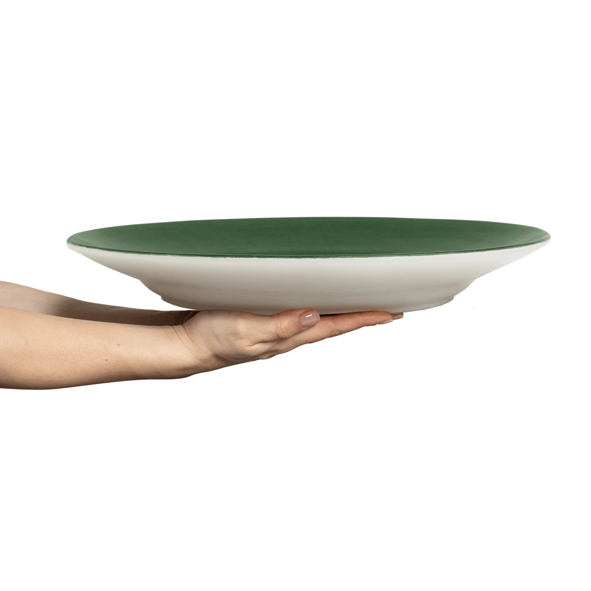 Basic serving platter Ø41 cm, Forest green Mateus
