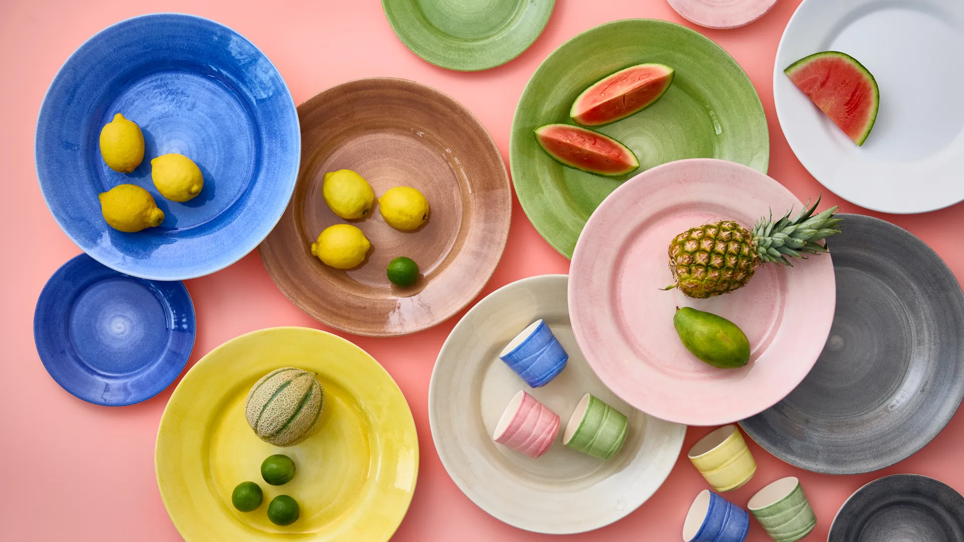 Basic serving platter Ø41 cm, Grey Mateus