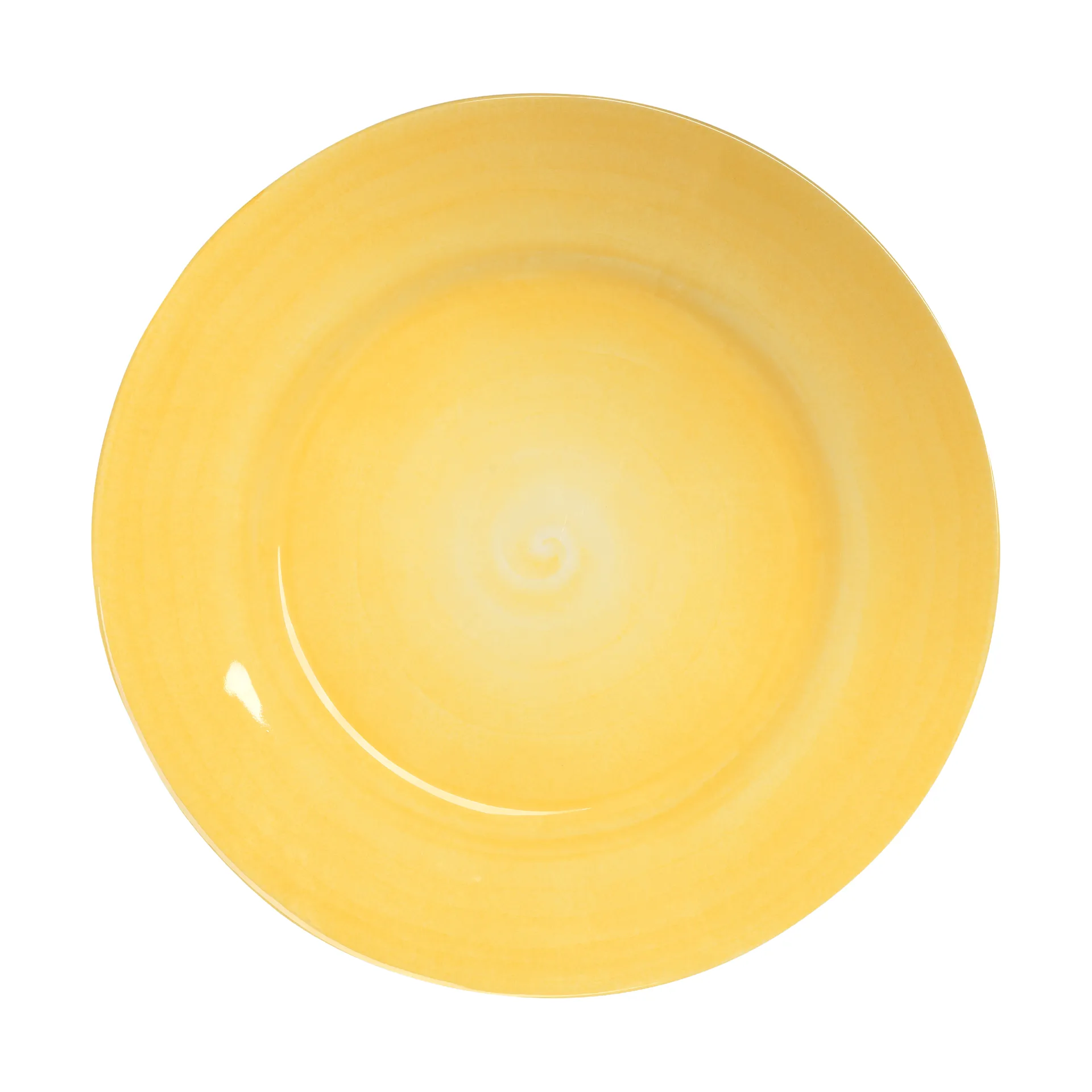 Basic serving platter Ø41 cm, Yellow Mateus