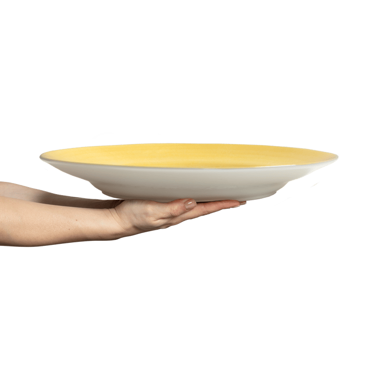 Basic serving platter Ø41 cm, Yellow Mateus