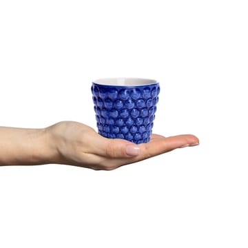 Bubbles espresso cup 10 cl - Blue - Mateus