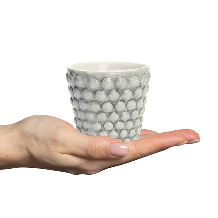 Bubbles espresso cup 10 cl - Grey - Mateus