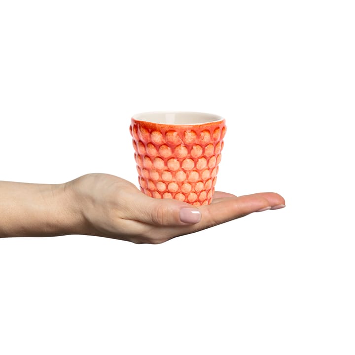 Bubbles espresso cup 10 cl - Orange - Mateus