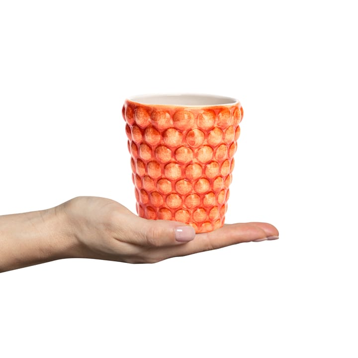 Bubbles mug 30 cl - Orange - Mateus