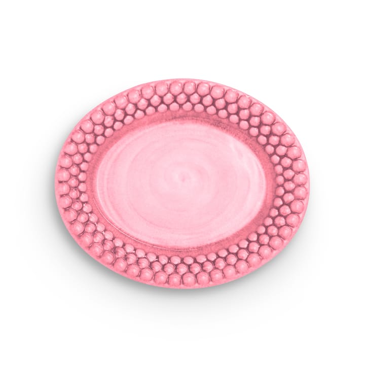 Bubbles oval plate 20 cm - Pink - Mateus