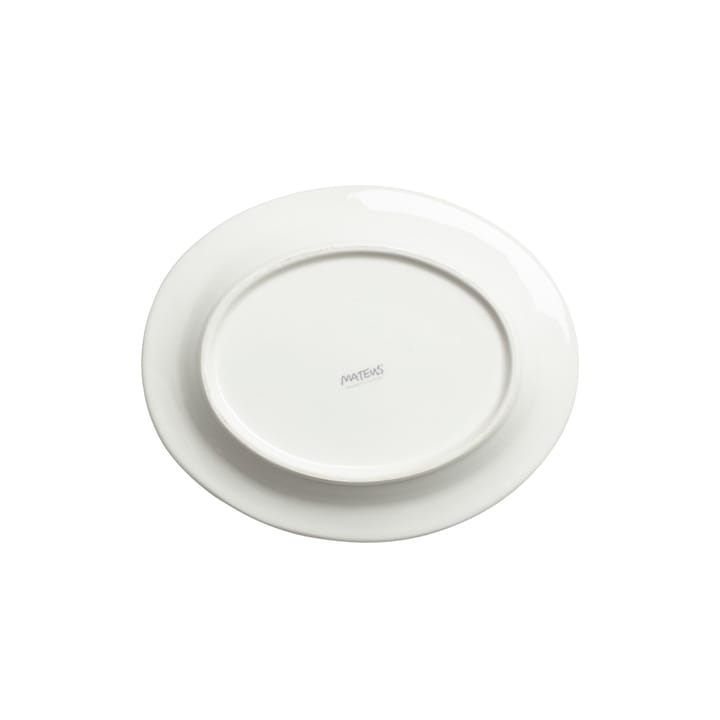 Bubbles oval plate 20 cm, Turquoise Mateus