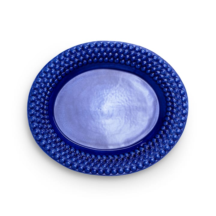 Bubbles oval saucer 35 cm - Blue - Mateus