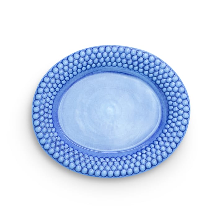 Bubbles oval saucer 35 cm - Light blue - Mateus
