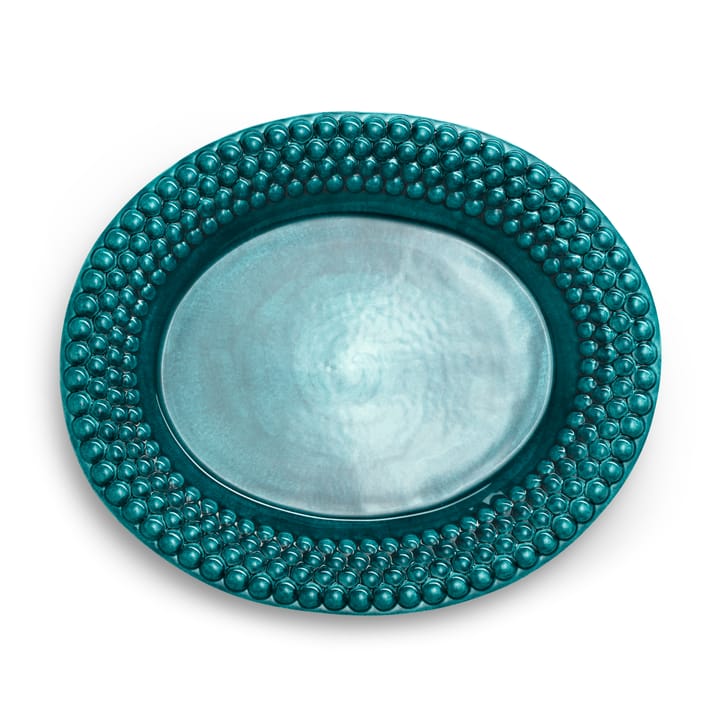 Bubbles oval saucer 35 cm - Ocean - Mateus