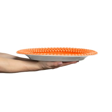 Bubbles oval saucer 35 cm - Orange - Mateus